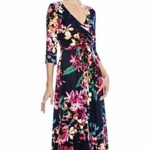 Laila Floral Maxi Wrap Dress